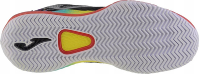 Këpucë padel Joma Point All Court për goca, all court, për femra, të zeza shumëngjyrëshe