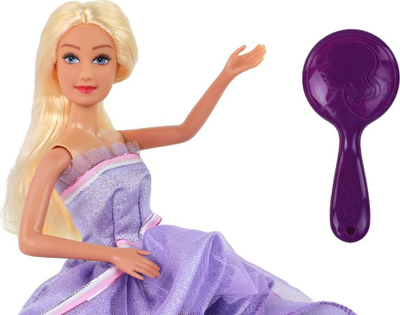 Set kukull Defa Lucy Fashion Girl, me gjëra shoqe, 30cm, lejla