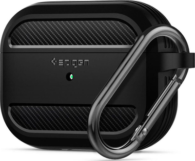 Mbulesë mbrojtëse Spigen Rugged Armor për AirPods Pro, TPU, e zezë