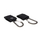Grepa karroce Lässig Casual, me karabiner, set 2 copë, të zinj