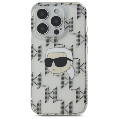 Futrollë telefoni Karl Lagerfeld KLHCP16LHKLPKHT për iPhone 16 Pro 6.3", transparente