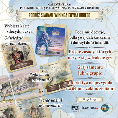 Lojë me letra Muduko Cartaventura Vinland, bashkëpunuese, aventurë historike