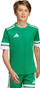 Bluzë sportive për kalamaj adidas Squadra 25 Jr, poliester, me teknologji Aeroready, e bardhë
