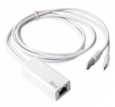 Adapter rrjeti Nice HubNetworklink për Yubii HC3L, Ethernet, Micro USB, i bardhë
