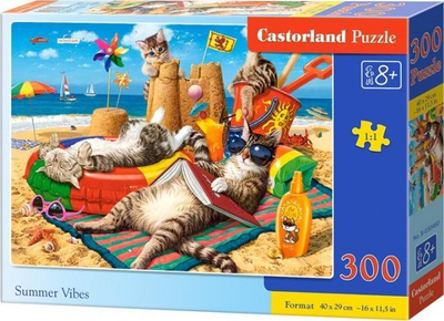 Lojë Puzzle Castorland Summer Vibes, 300 copë