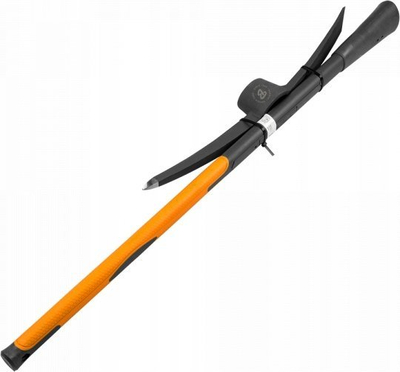 Kazmë Bradas Hardened, çelik i farkum, dorezë fiberglass, 2000 g, portokalli me të zezë