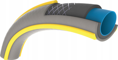Gyp kopshti Hozelock Select, 19mm, 50m, gri me të verdhë