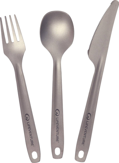 Set takëmesh Life Vntr Titanium Superlight, 3 pjesë, super të lehta, gri titan