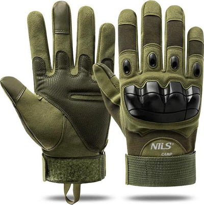 Тактички ракавици NILS CAMP NC1798, за екран на допир, големина L XL, црни