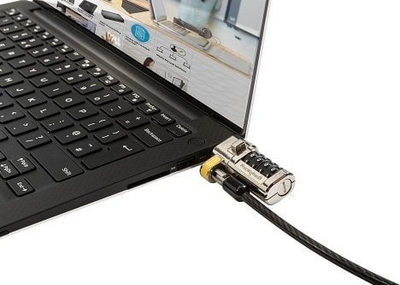 Kabllo sigurie për laptop Dell 461-AAEU, me kombinim, 1.8m, e zezë