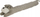 Bllokues dere H&amp;S Collection Dog, 90 cm, tekstil, gri