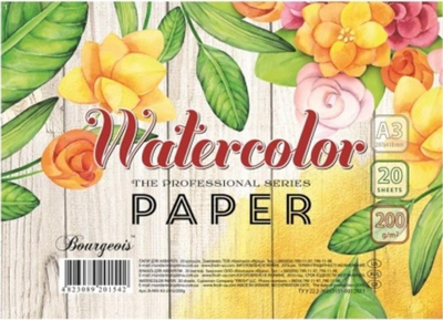 Letër artistike Fresh Artistic Paper A3, 200g/m2, 20 fletë, e bardhë