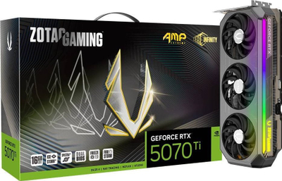 Kartelë grafike Zotac Gaming GeForce RTX 5070 Ti AMP Extreme INFINITY 16GB GDDR7