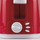 Toaster Girmi TS11, 800W, 6 nivele thekje, i kuq
