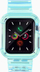 Rrip me kasë për Apple Watch Series 3 2, 42mm, silikon TPU, blu e tejdukshme