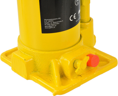 Хидрауличен крик Bottle Jack 12T, капацитет 12 ton, висина 205-390mm, жолт