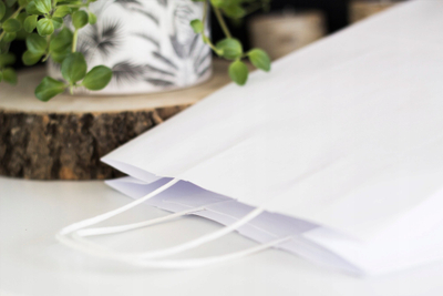 Qese letre NC Envelopes PAPER BAG, 24 x 10 x 32 cm, 100 g/m², të bardha