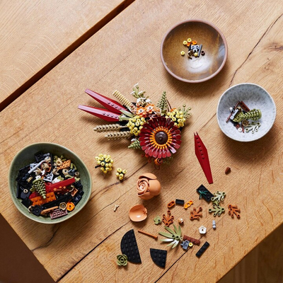 Set LEGO® Icons 10314 Dried flower decoration, 812 pjesë