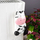 Lagështues radiatorësh Vilde Zebra, qeramikë, 220ml, i bardhë