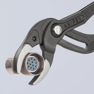 Këlmasa për sifona sanitare Knipex 81 01 250, hapje 25-80mm, dorezë antirrëshqitëse