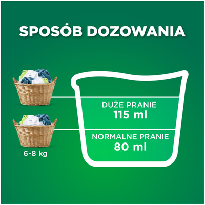 Detergjent xhel për rroba Ariel Mountain Spring, 25 larje, 1.125L