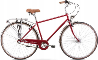 Biçikletë qyteti Romet Vintage Classic M, 28", 3 shpejtësi, e kuqe