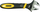Çelës rregullues Stanley Swedish 0-90-948, 200mm, me dorezë gome, gri