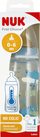 Biberon NUK First Choice, 300 ml, tregues temperature, blu