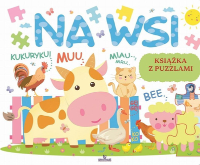 Libër edukativ me puzzle Aristoteles Na Wsi, për kalama, jeta në fermë, shumëngjyrësh