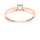 Unazë për femra Brilio Silver sBS0887, rose gold