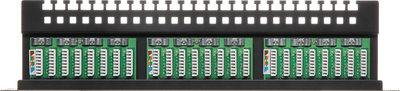 Patch panel Delta PP-24/RJ/C, 24 porta RJ-45, Cat 5e, 1U, i zi