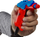 Lodër blaster NERF Alpha Strike Slinger SD-1, me fishekë shkumë, ngarkim manual, blu portokall