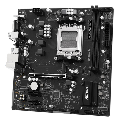 Pllakë amë Asrock A620AM-HVS, AMD A620, DDR5, Micro-ATX