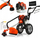 Kositëse benzine Demon On Wheels, motor 2 stroke, me rrota, portokalli