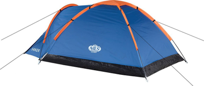 Шатор за кампување NILS Camp NC6010 Hiker, 2 лица, водоотпорен, зелен