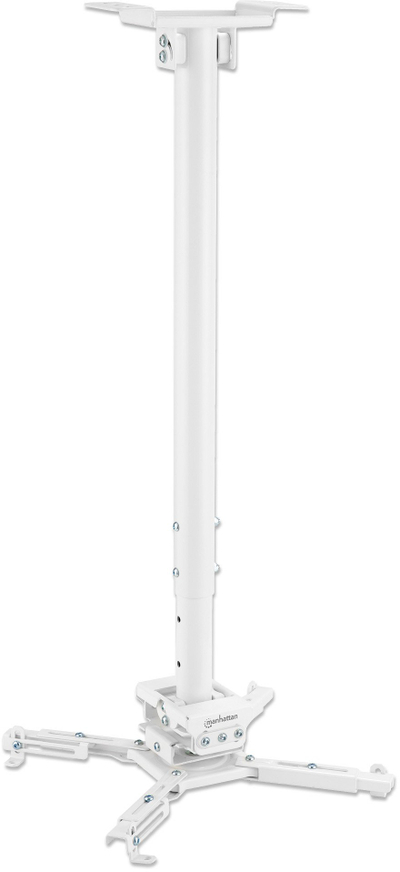 Mbajtëse tavani për projektor Manhattan Universal, lartësi 745 1145mm, 35kg, e bardhë
