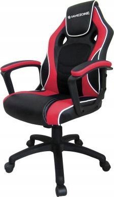Karrige lojrash Tracer GameZone GC33, lëkurë PU, deri 120 kg, e zezë me të kuqe