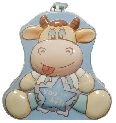 Kuti kursimi lope Money Box U898, dekorative, shumëngjyrëshe