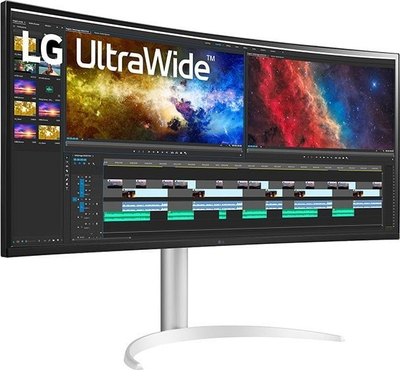 Monitor LG Ultrawide 38WP85C, 38", 3840x1600, i bardhë