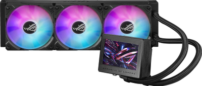 Ftohës uji për proçesor ASUS ROG Ryujin III 360 ARGB, radiator 360 mm, 3x 120 mm ARGB, i zi