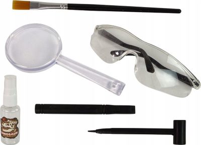 Set arkeologjik për kalamaj LeanToys Archaeologist Excavations Dinosaur Tyrannosaurus, skelet T Rex, lodër për me mësu