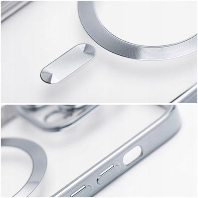 Futrollë telefoni OEM Electro Case për iPhone 16 Pro Max, me MagSafe, gri