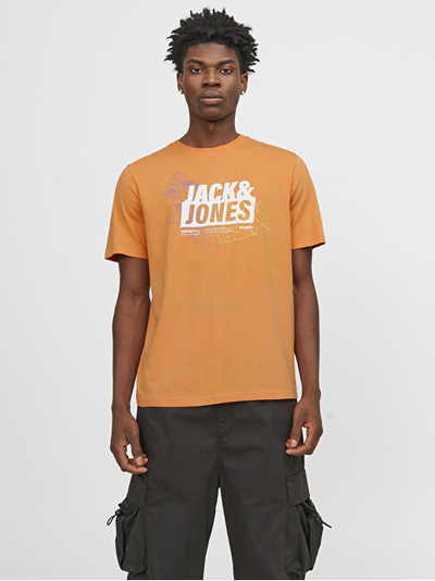 Maicë për meshkuj Jack&Jones, e portokalltë