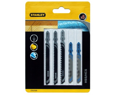 Tehe sharrë pendël Stanley STA27030, set 5 copë, kapje tip T