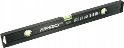 Nivel me flluskë Pro 800 Endurance Plus, 50 cm, trup alumini, sipërfaqe e frezuar