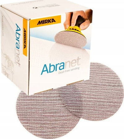 Disqe gërryese Mirka Abranet, 125mm, set me 50 copë, gri
