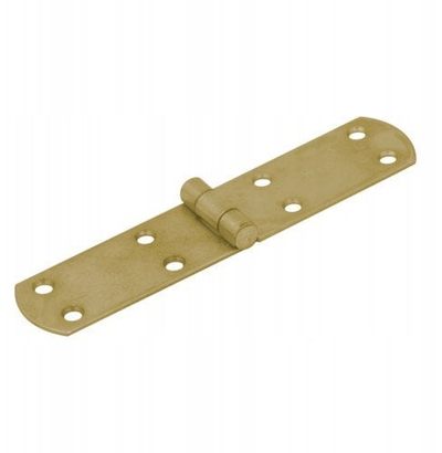 Menteshë French Hinge, 160x35x2.5 mm, llamarinë çeliku e galvanizuar, ngjyrë ari