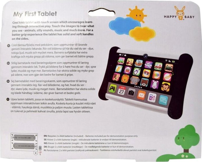 Lodër interaktive Happy Baby My First Tablet, edukative, multifunksionale
