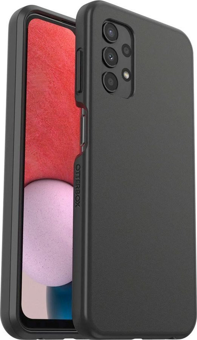 Mbulesë telefoni OtterBox React Series për Samsung Galaxy A13, ultra e hollë, mbrojtje nga rëniet, e zezë