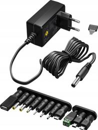 Karikues universal Goobay Universal Power Supply, 36W, dalje të rregullueshme, i zi